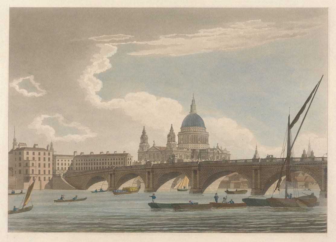 Thomas Malton - Blackfriars Bridge