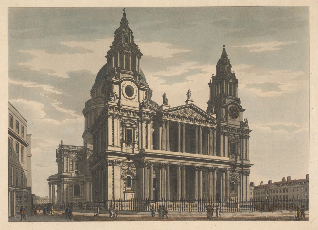 Thomas Malton - North West View of St. Paul’s