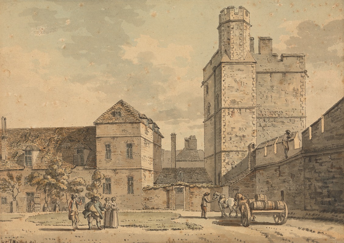 Thomas Malton - Winchester Tower, Windsor Castle