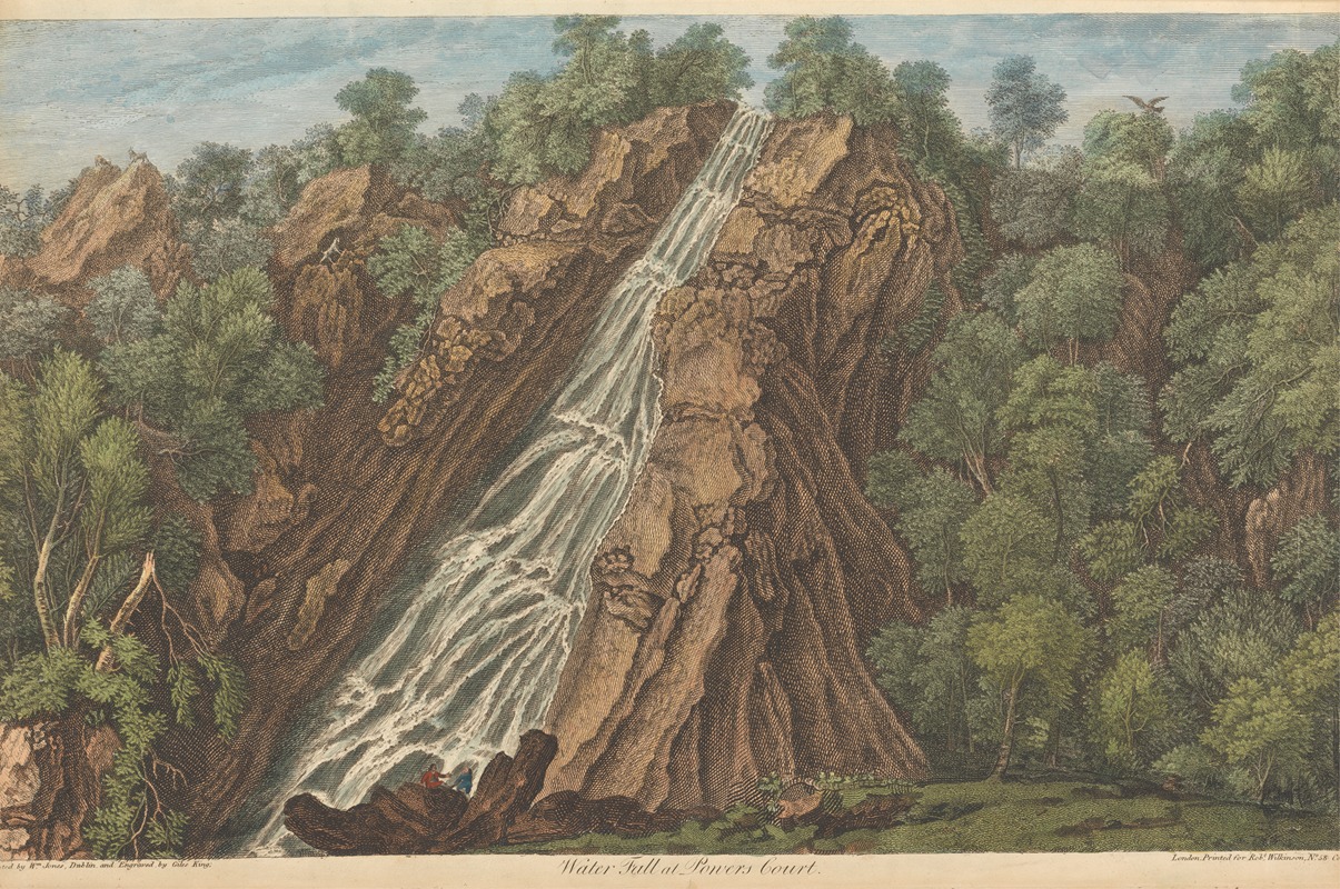 William Jones - Water Fall at Powers Court