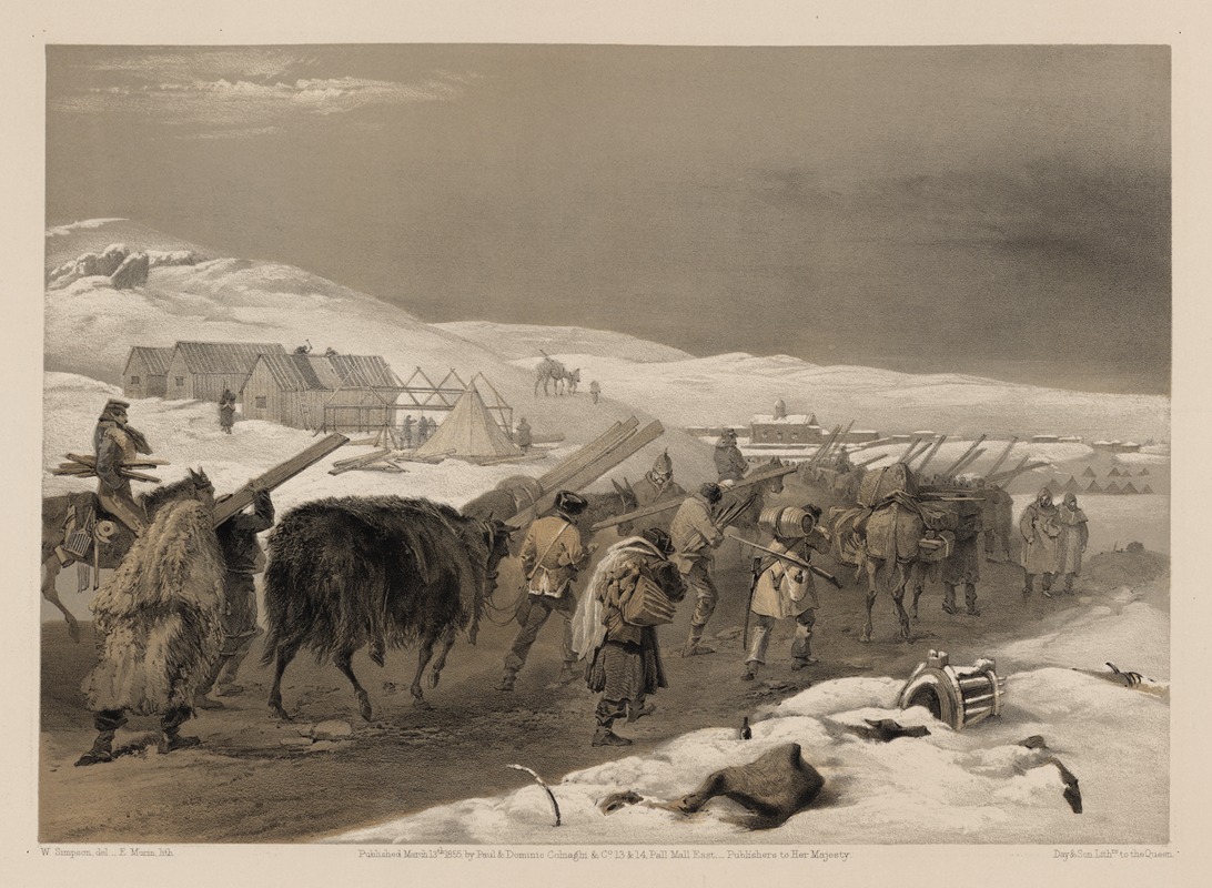 William Simpson - Huts and warm clothing for the army