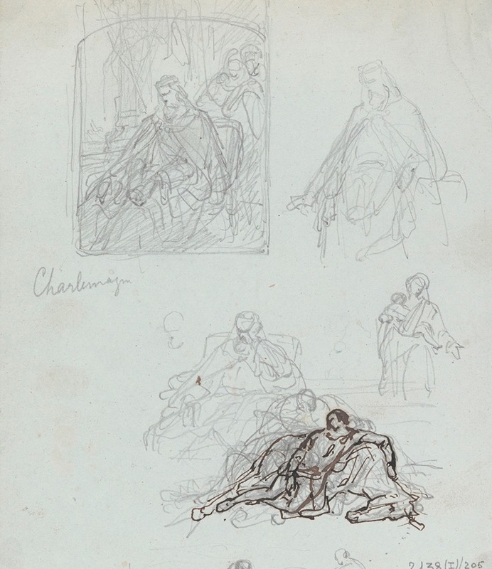 Nicaise De Keyser - Charlemagne and other Figures
