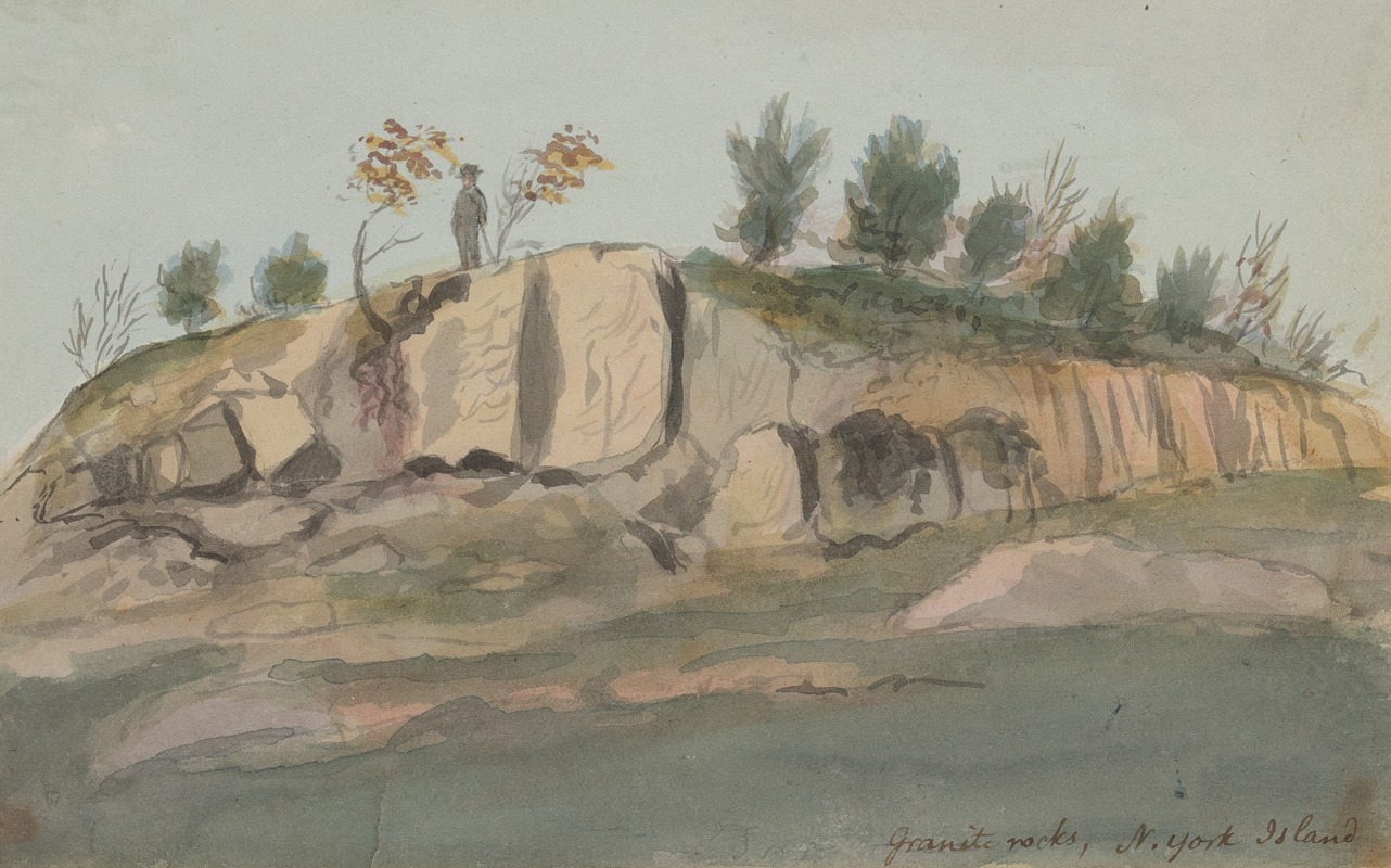 Alexander Anderson - Granite rocks, N. York Island