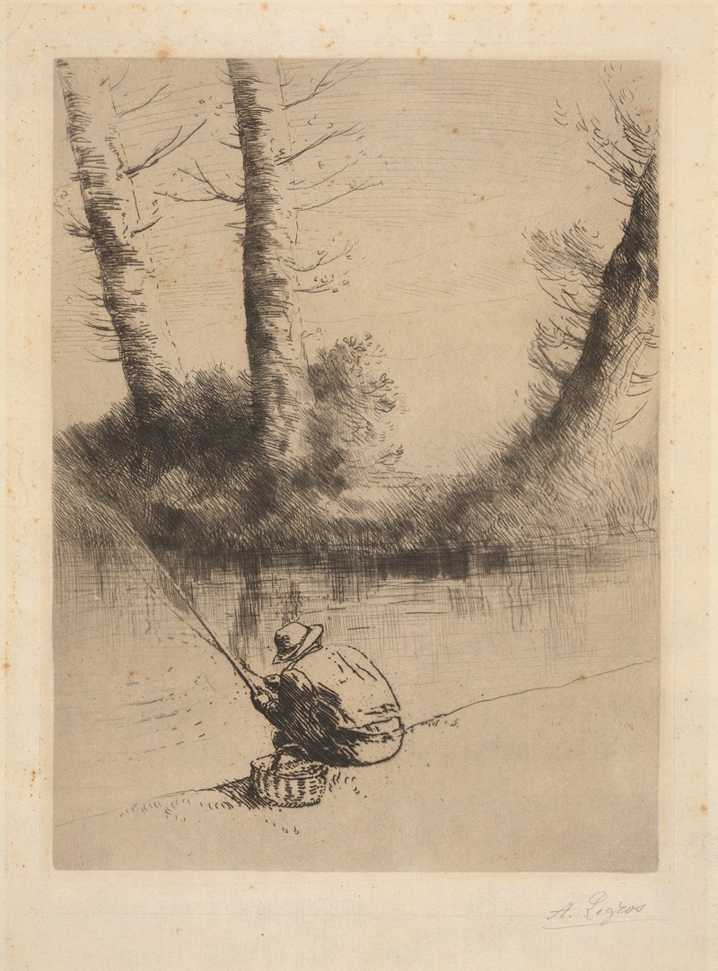 Alphonse Legros - Pole fisherman