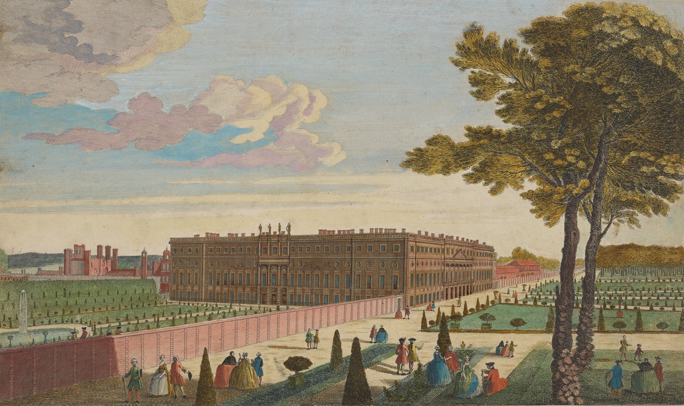 Anonymous - A View of the Royal Palace of Hampton Court