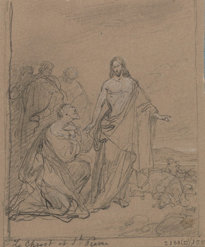 Nicaise De Keyser - Christ and Saint Peter