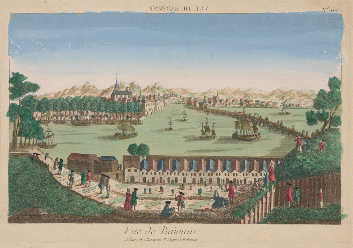 Anonymous - View of Bayonne