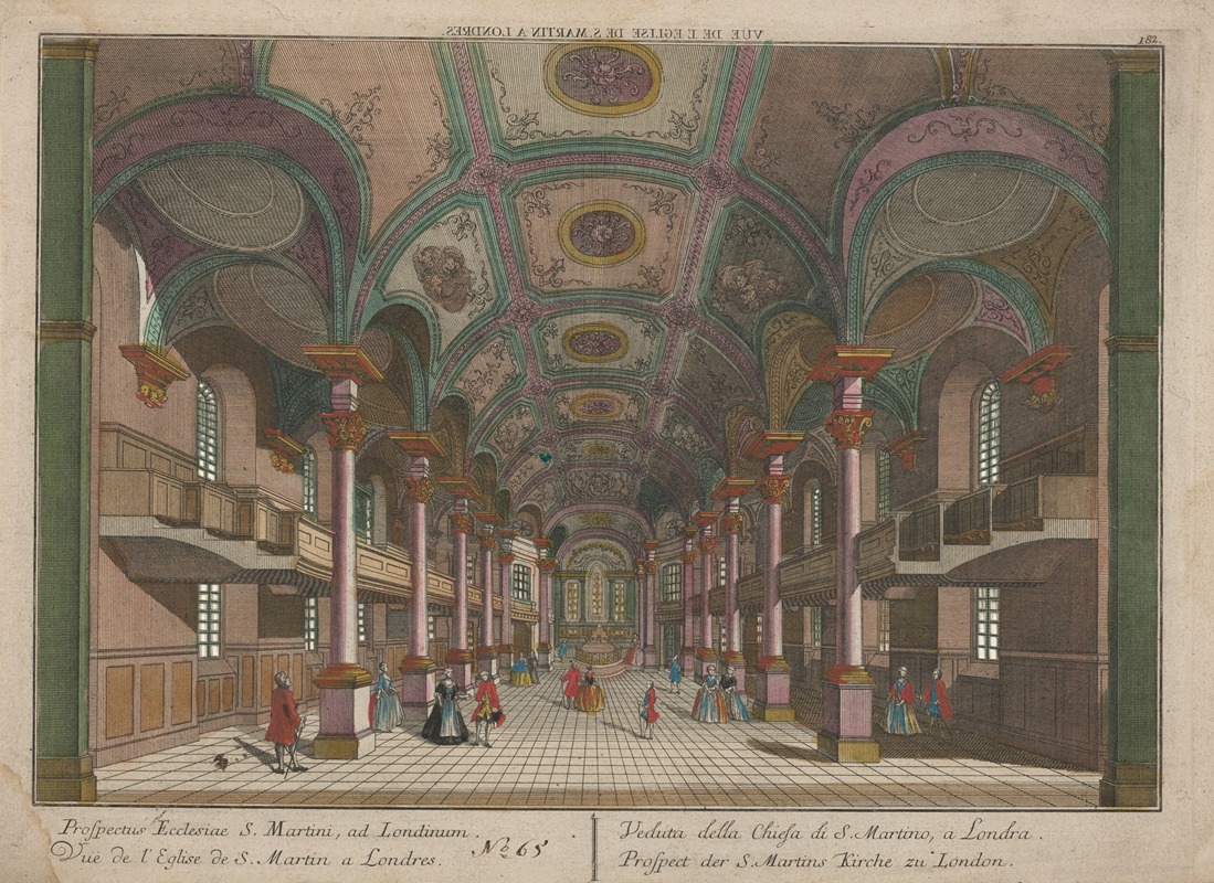 Anonymous - View of the Church of St. Martin in London