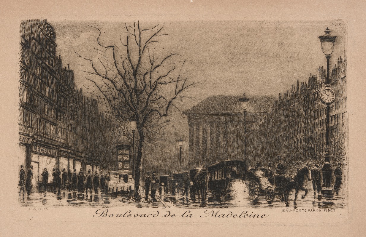 Claude Pinet - Boulevard de la Madeleine