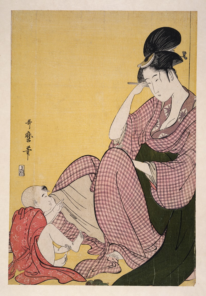 Kitagawa Utamaro - Yubi-sashi – Child pointing