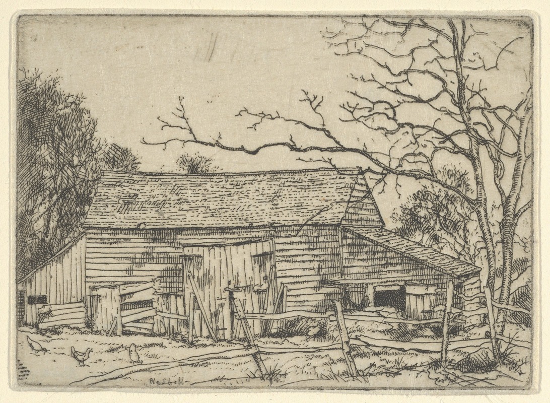 Ernest Haskell - The Barn–Staten Island, N.Y.