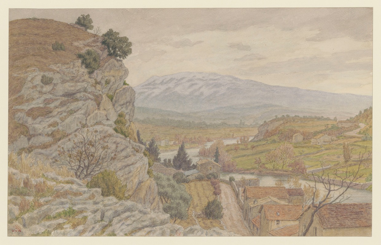 Henri Rivière - Le Ventoux, vu de Vaison