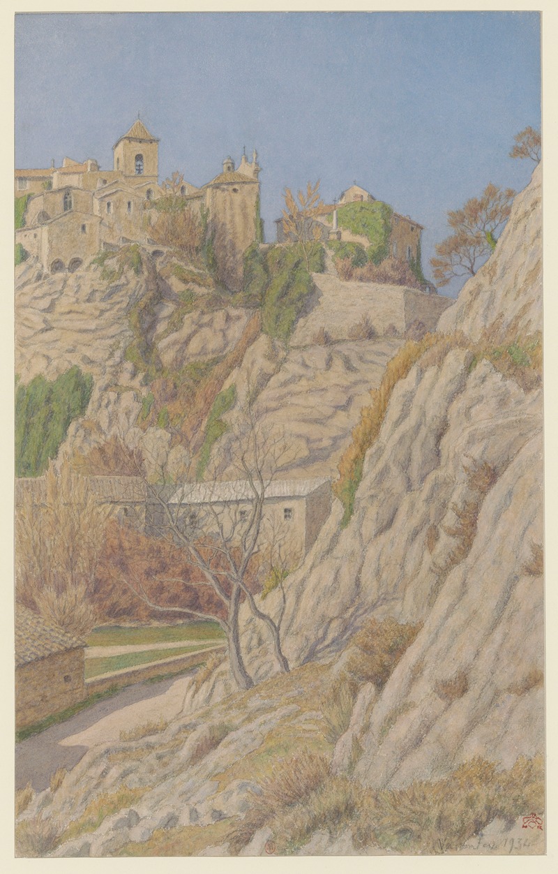 Henri Rivière - Vaison, la vieille ville (Vayson)