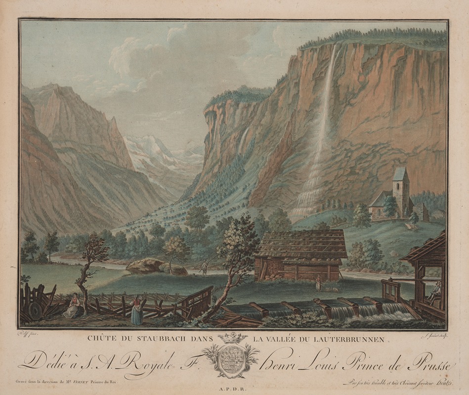 Jean-François Janinet - Staubbach falls in the Lauterbrunnen Valley