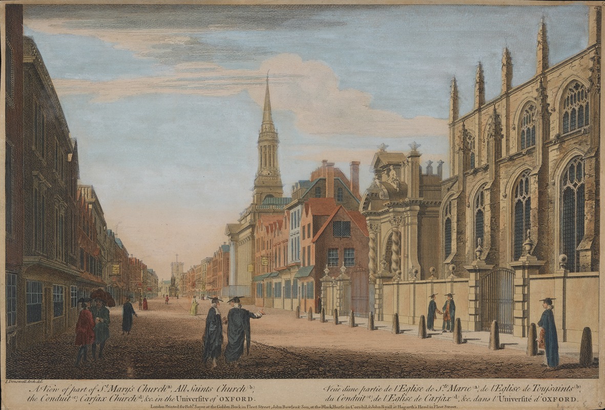 John Donowell - A View of part of St. Mary’s Church