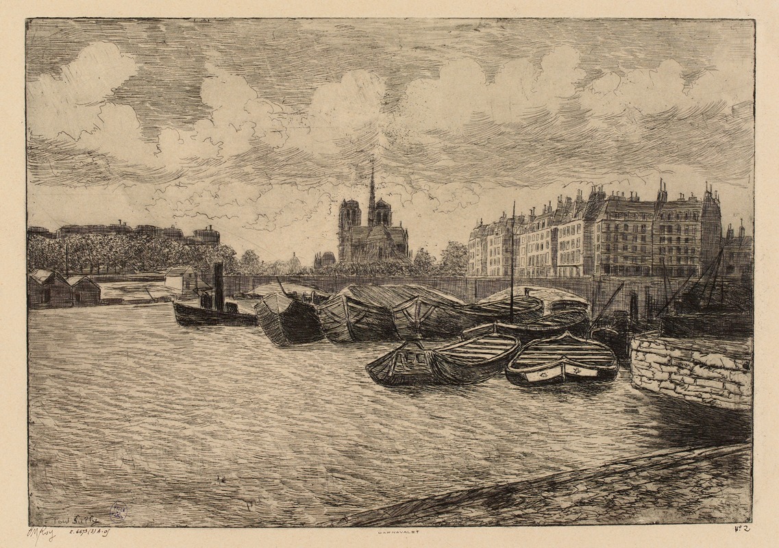 Pierre-Marcel Roy - Pont Sully – Abside de Notre-Dame