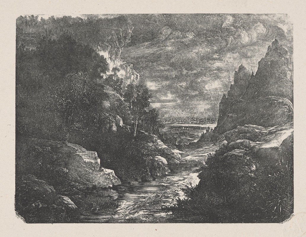 Rodolphe Bresdin - Landscape