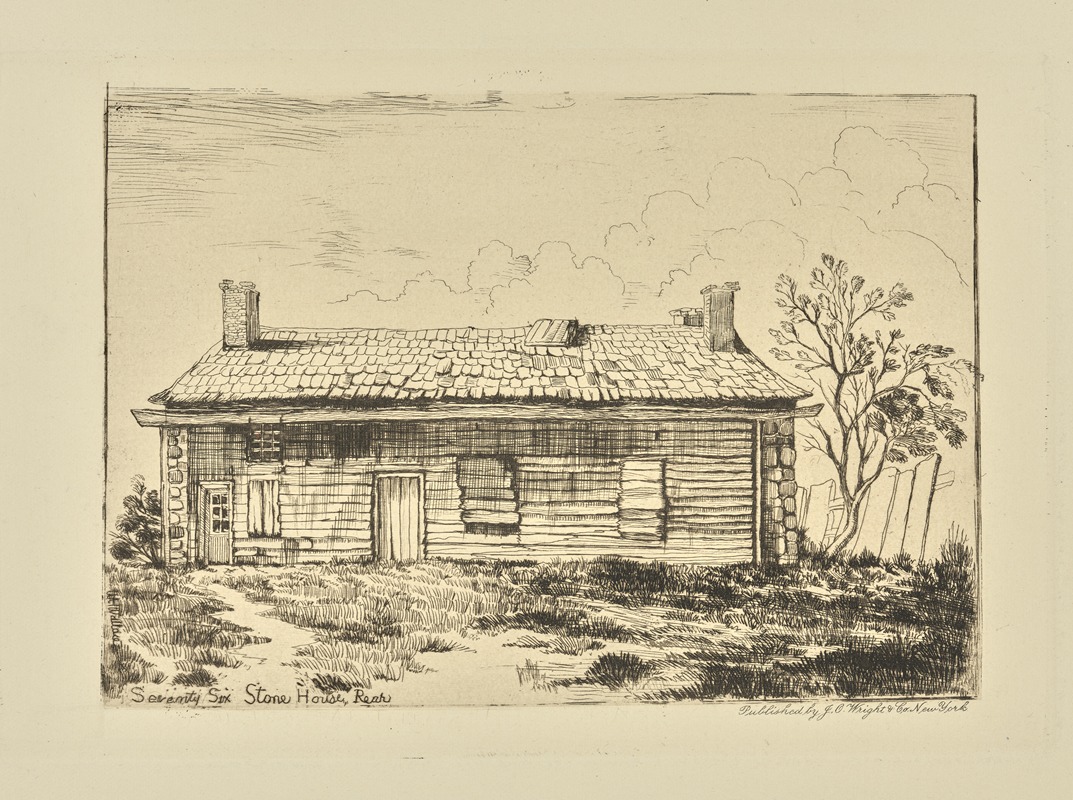 William Henry Wallace - Seventy Six Stone House, rear.