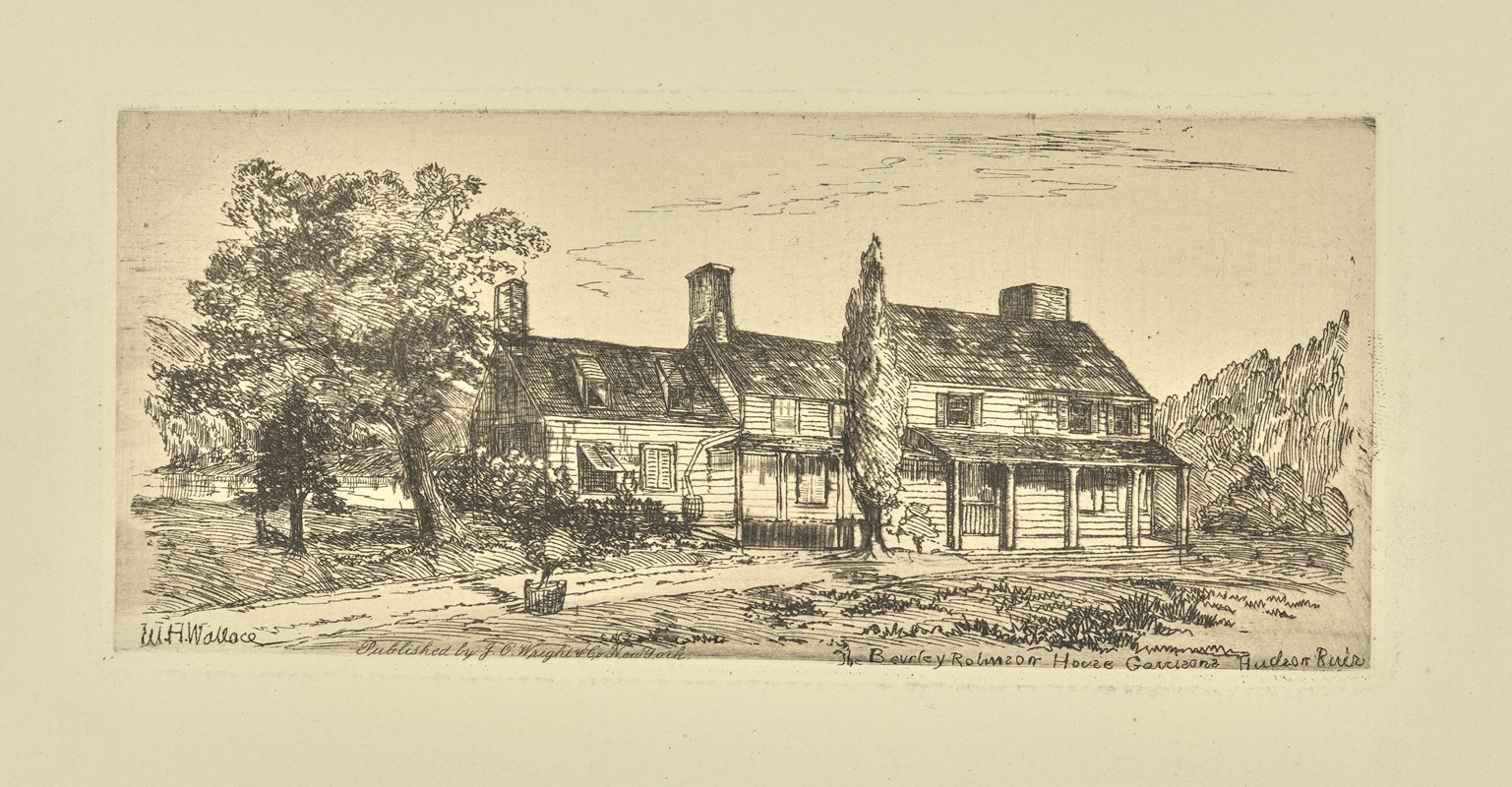 William Henry Wallace - The Bevrley Robinson House Garrisons Hudson River.