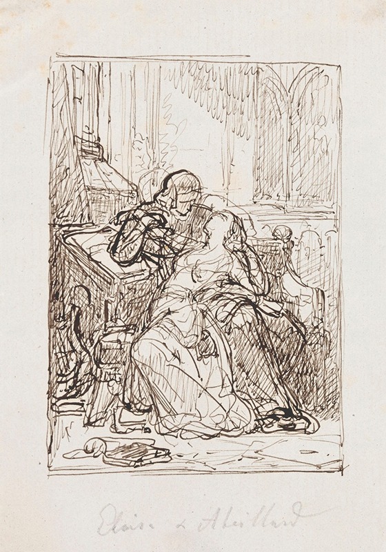 Nicaise De Keyser - Heloïse and Abaelardus