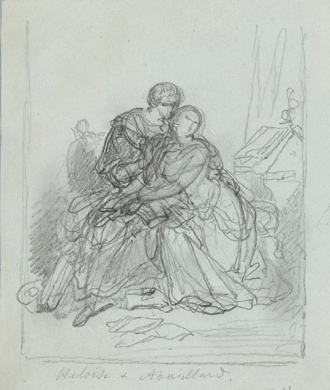 Nicaise De Keyser - Héloïse and Abaelardus
