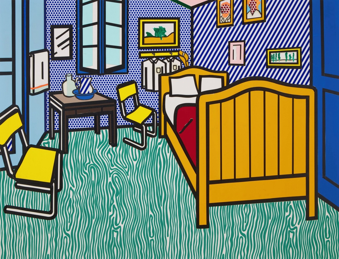 Roy Lichtenstein - Bedroom at Arles (Study)