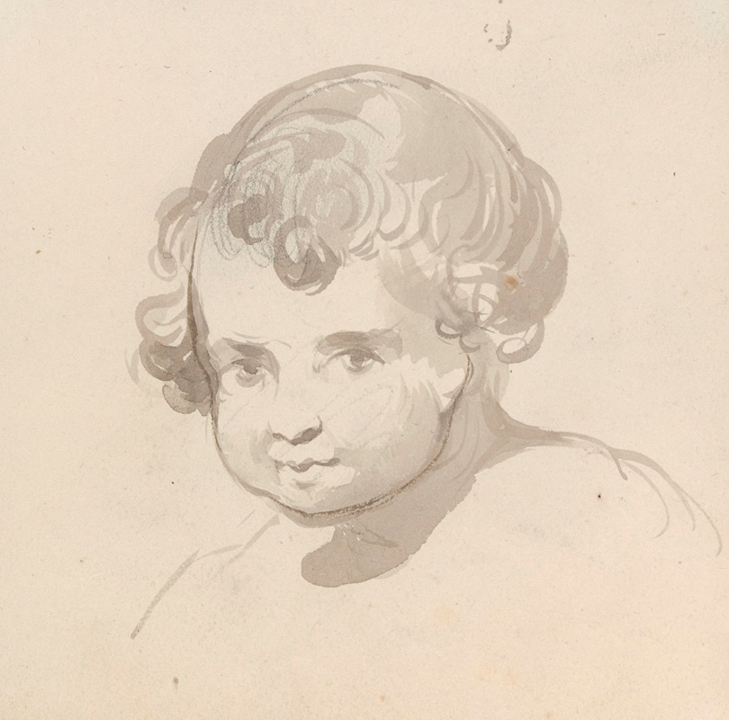Nicaise De Keyser - Portrait of a Child