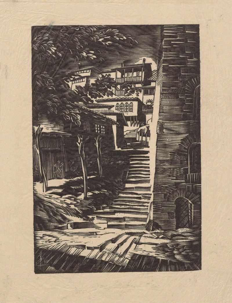 Edmund Bartłomiejczyk - Motyw z Tirnowa – Schody