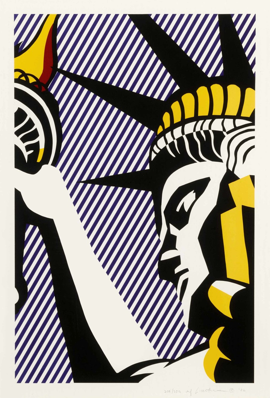 Roy Lichtenstein - I Love Liberty