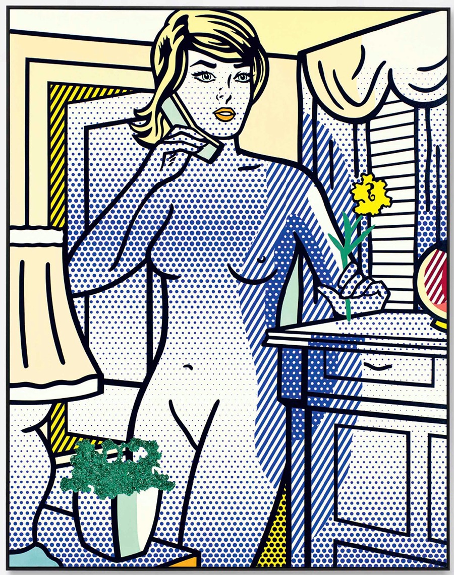 Roy Lichtenstein - Nude with Yellow Flower