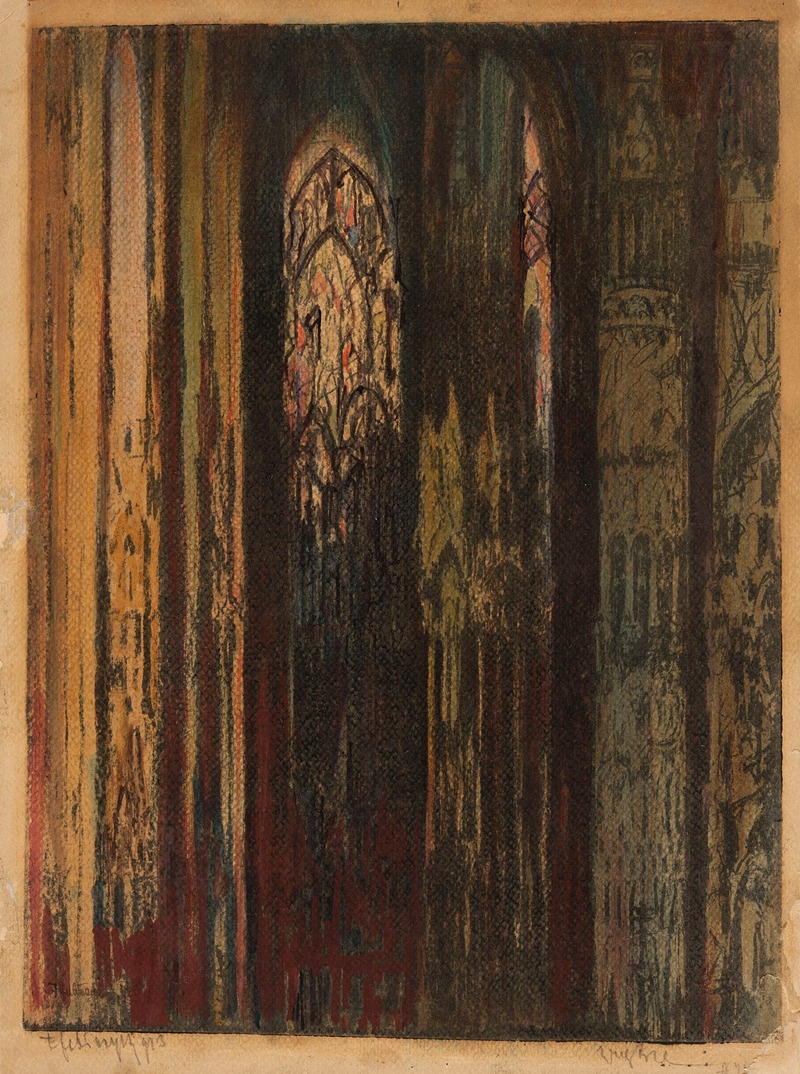 Feliks Jabłczyński - Stained glass. Church interior