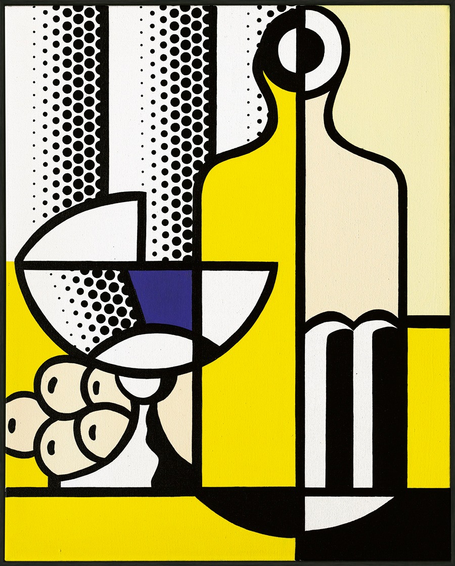 Roy Lichtenstein - Purist Painting in Yellows