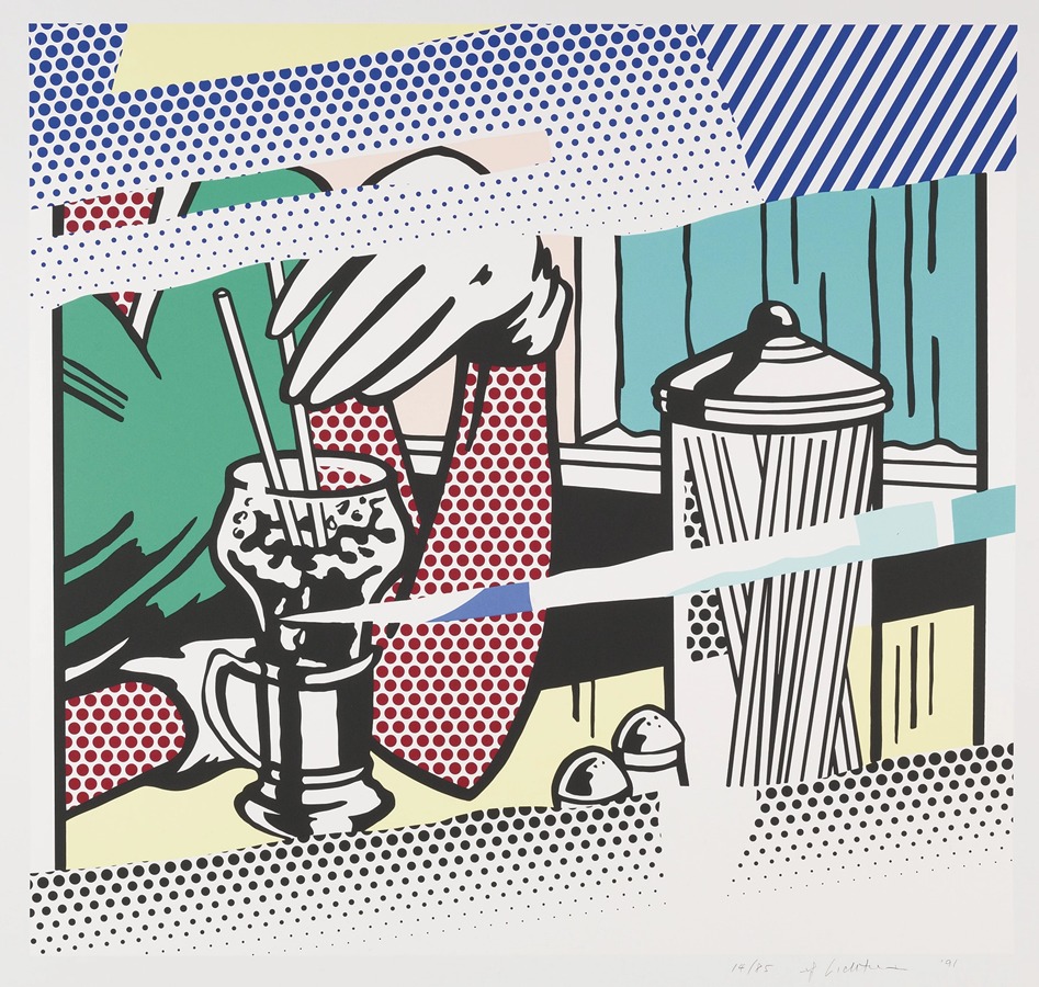 Roy Lichtenstein - Reflections on Soda Fountain