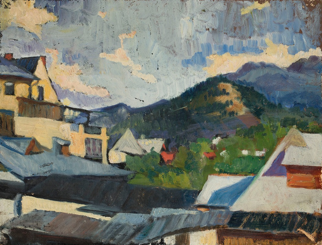 Helena Eborowicz-Zaleska - Roofs in the sunshine