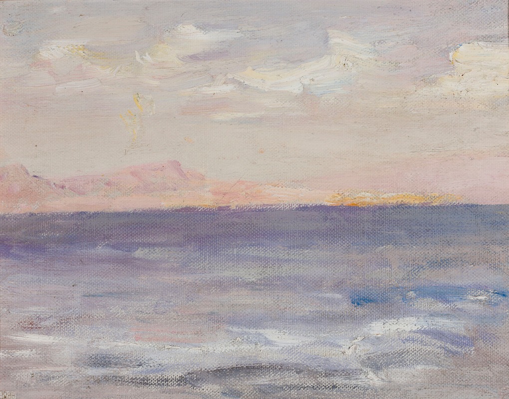 Jan Ciągliński - From the ship. From the journey to India