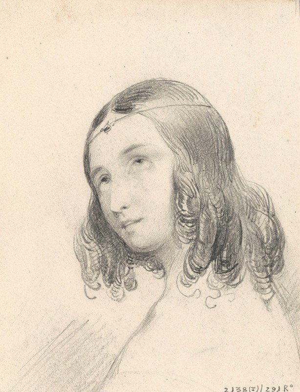 Nicaise De Keyser - Portrait of a Woman
