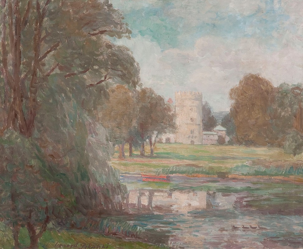 Leonard Pękalski - Landscape from Krasiczyn