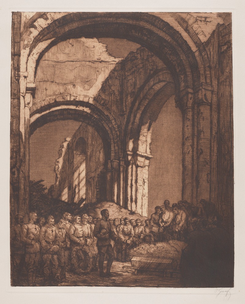Oscar Graf - Mourning Ceremony in Messina