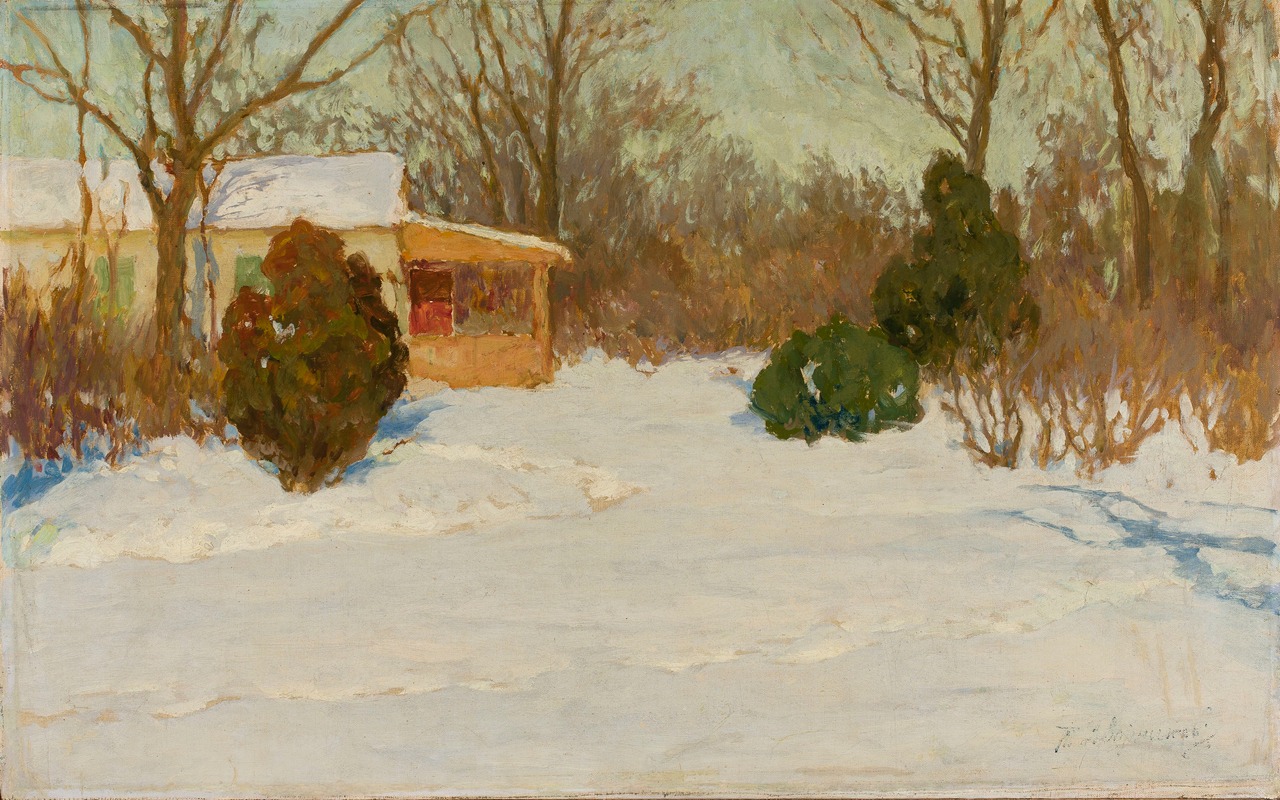Tite-Jakovlevitch Dvornikoff - House in a park in winter