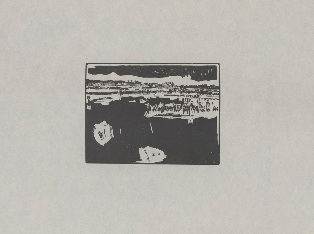 Amédée Joyau - Petit paysage inachevé
