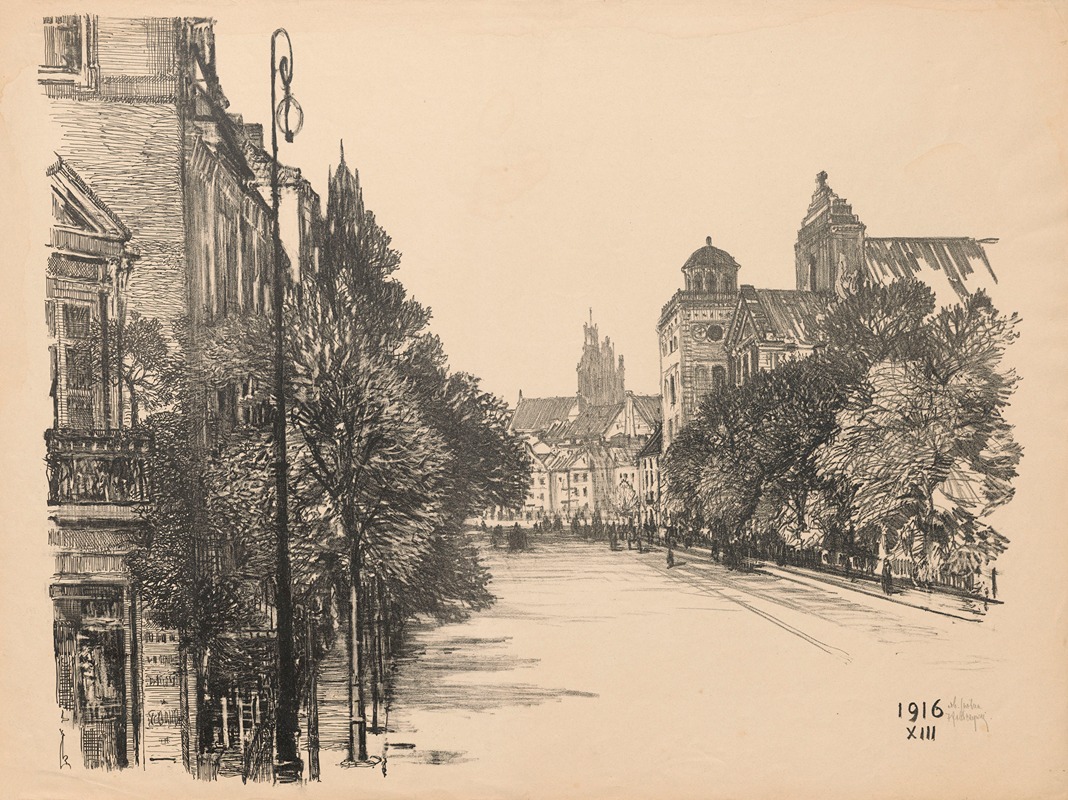 Feliks Jabłczyński - Krakowskie Przedmieście Street