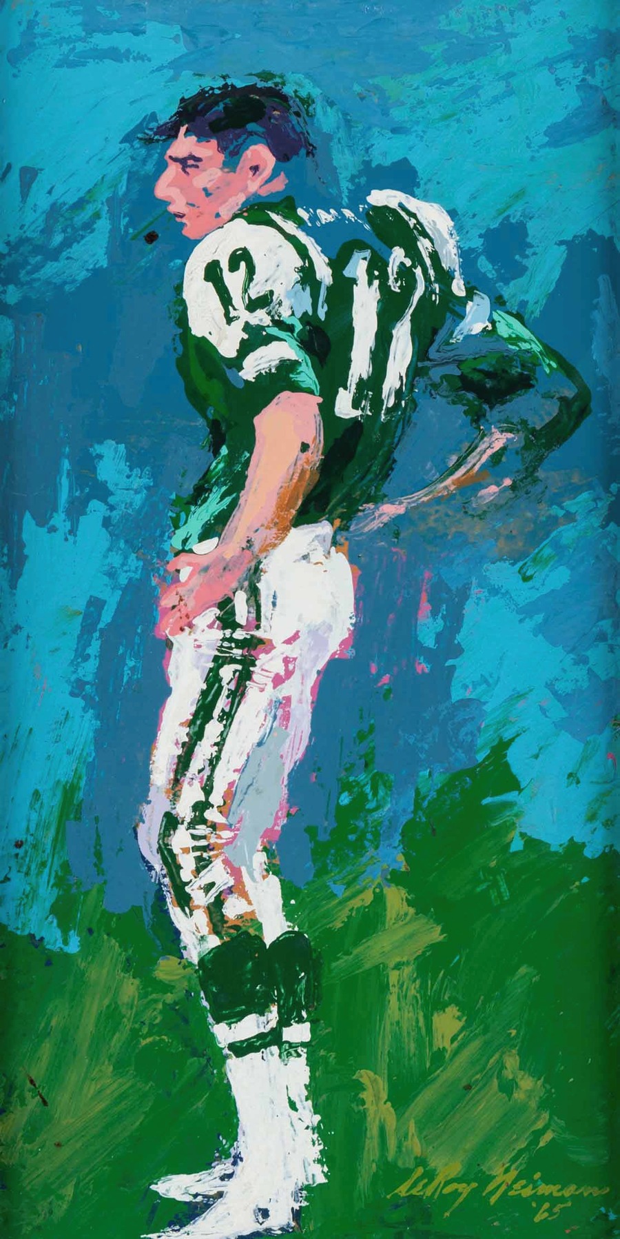 Joe Namath By Leroy Neiman Artvee