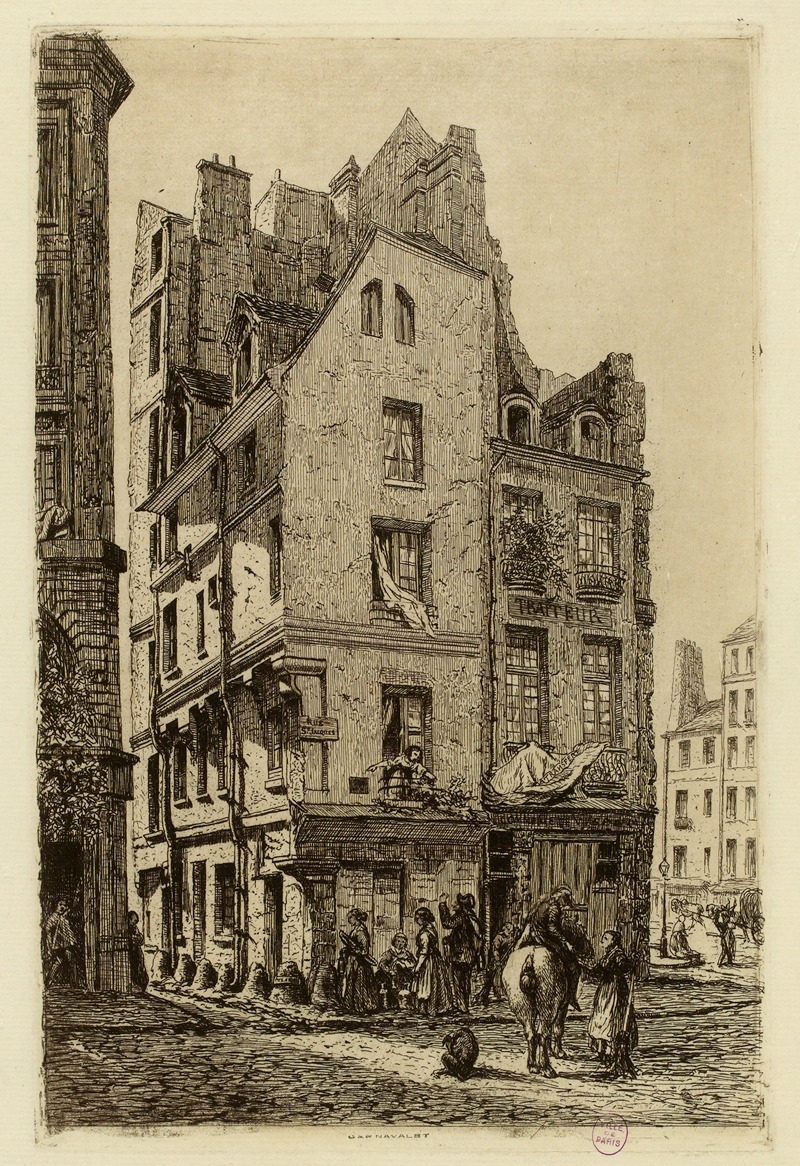 Alfred Alexandre Delauney - Maison rue St-Jacques