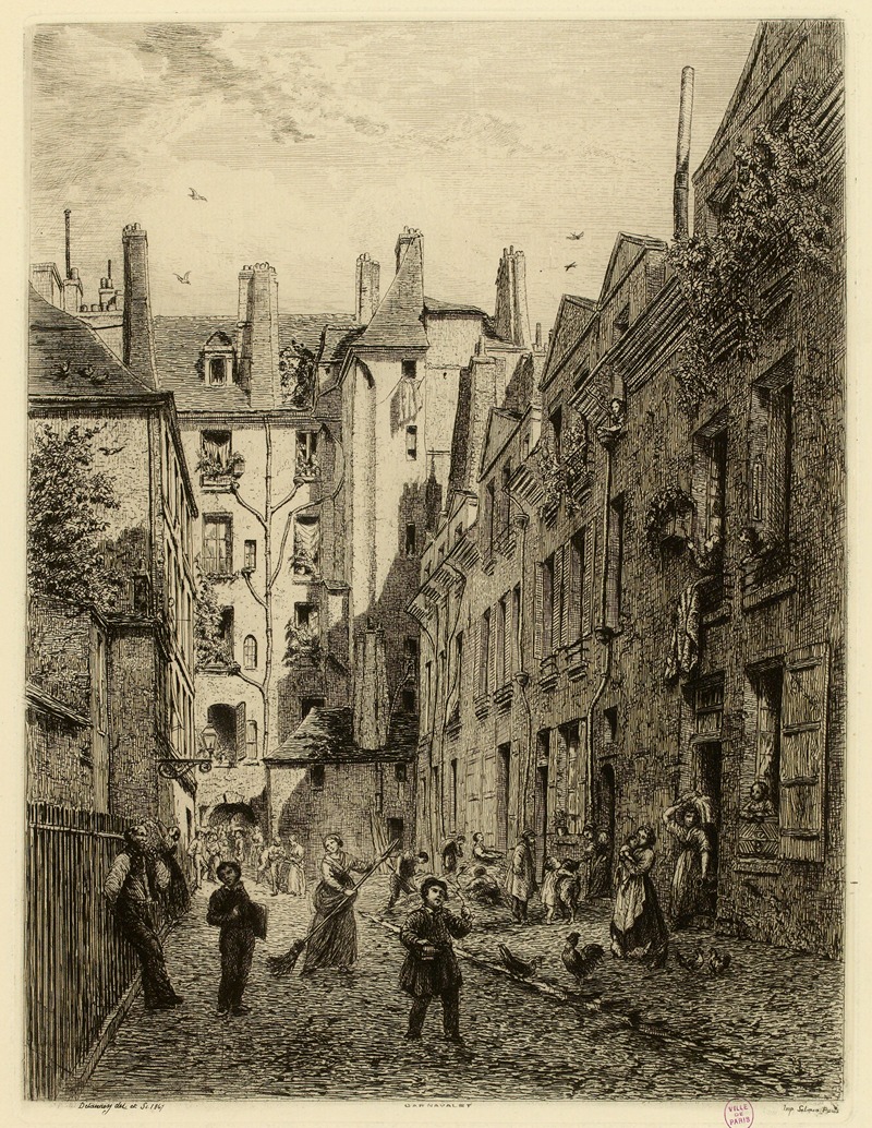 Alfred Alexandre Delauney - Passage St-Pierre