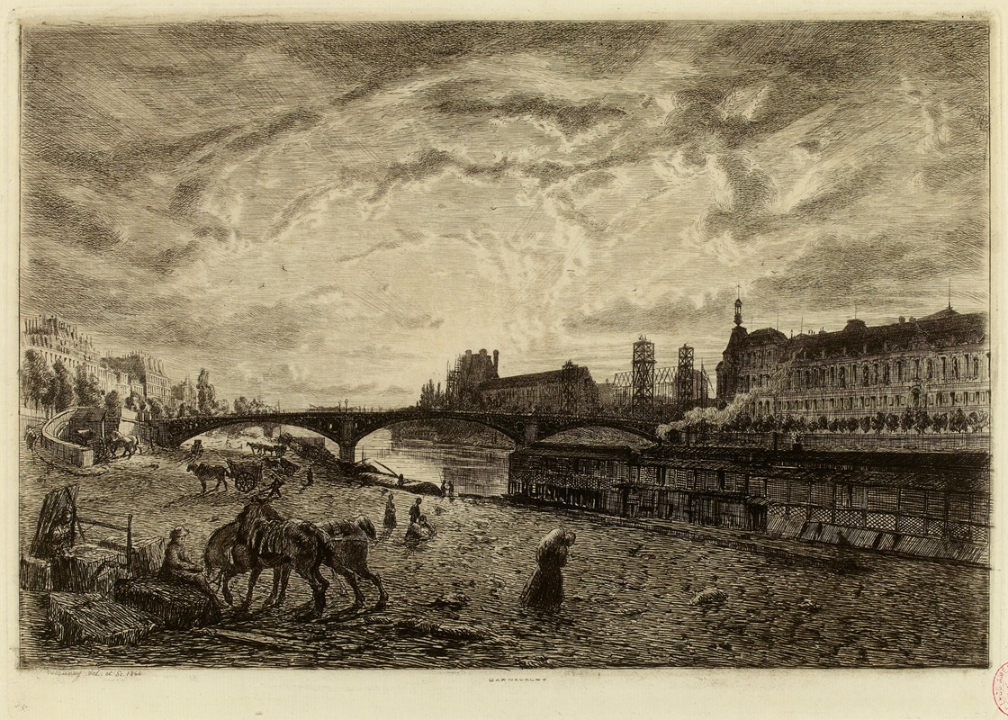 Alfred Alexandre Delauney - Pont du Carrousel