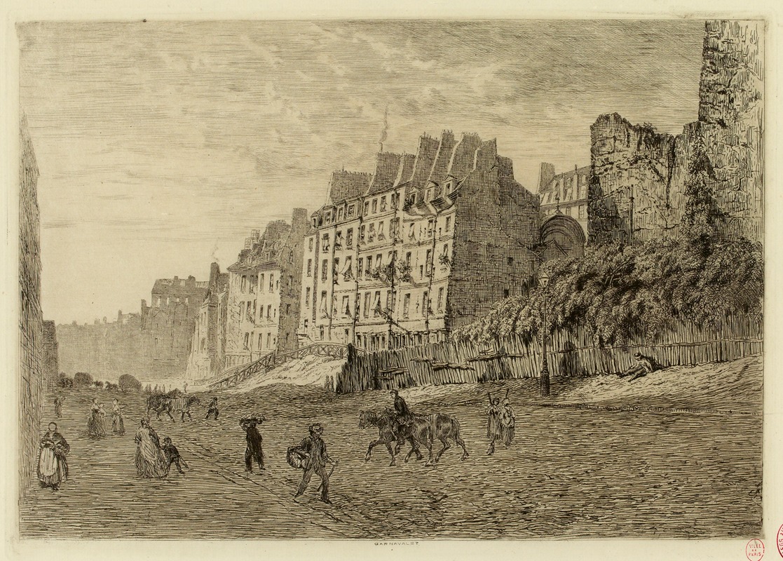 Alfred Alexandre Delauney - Rue Clos Bruneau et rue des Ecoles