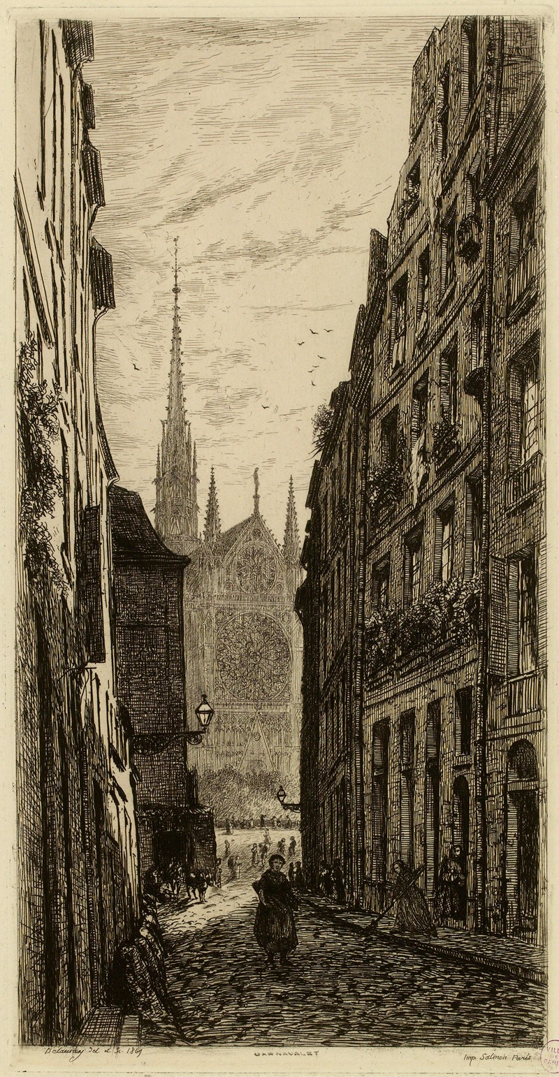 Alfred Alexandre Delauney - Rue du Fouarre