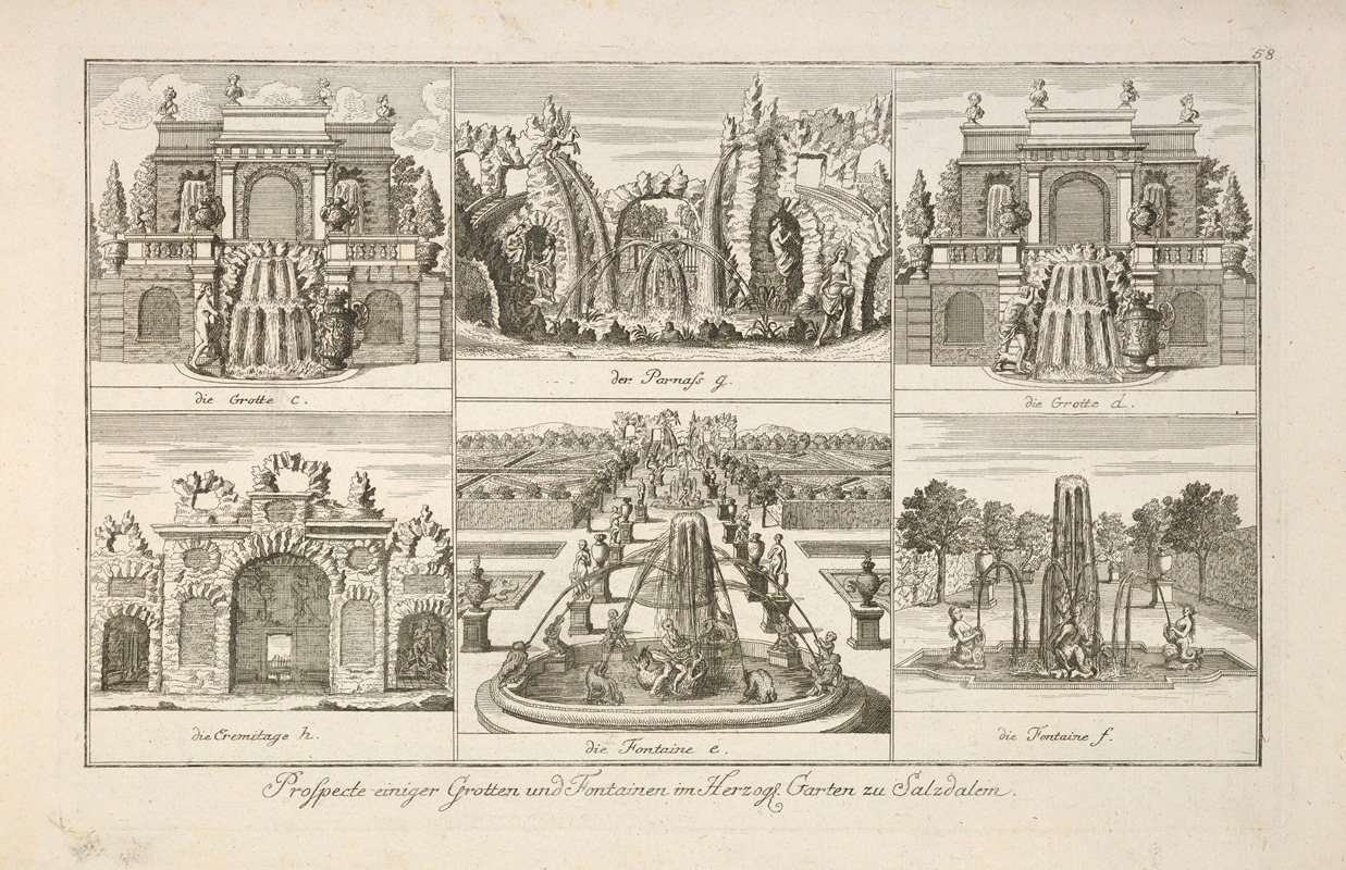 Anonymous - Architecture of German cities Pl.48