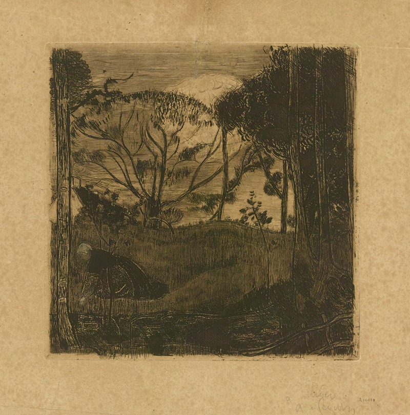 Armand Seguin - Le soir ou La glaneuse