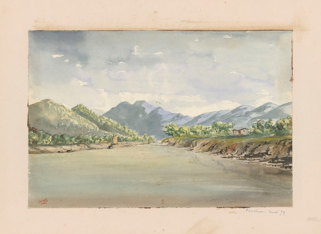 Auguste Mouillesaux de Bernières - 25 aquarelles par Auguste Mouillesaux de Bernières Pl.07